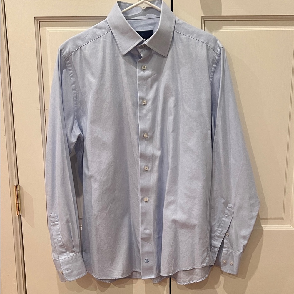 David Donahue Light Blue Dress Shirt